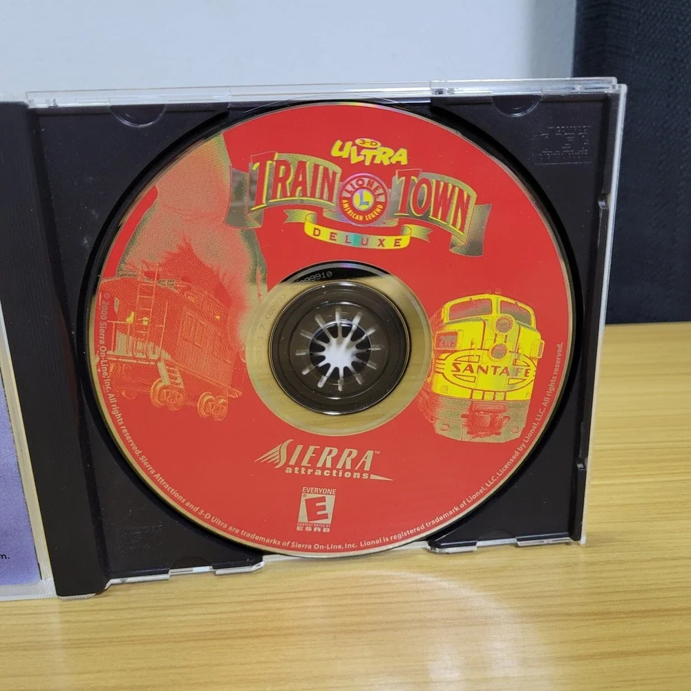 2000 Traintown Lionel Trains 3D Ultra PC Railroad Deluxe Simulation Game CD-ROM